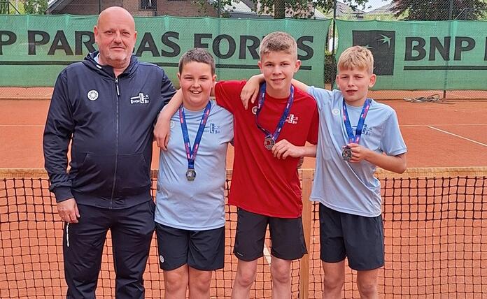 Limburgse Interclubkampioenen 2024 jongens U 13/3 Epke, Lars en Lyam